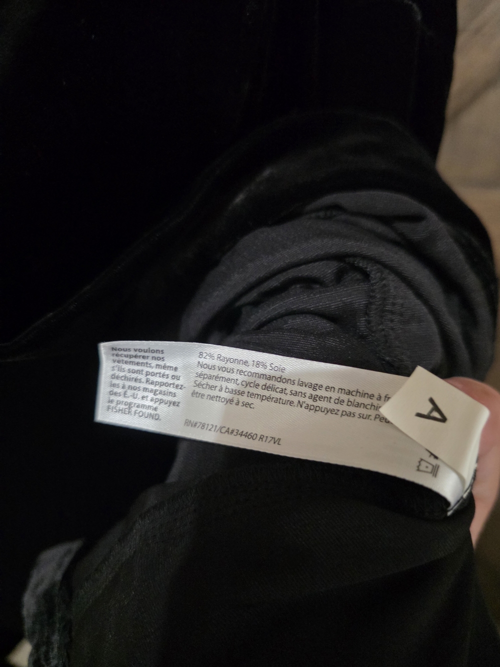 Eileen Fisher Black Velvet Jacket - Picture 4 of 4